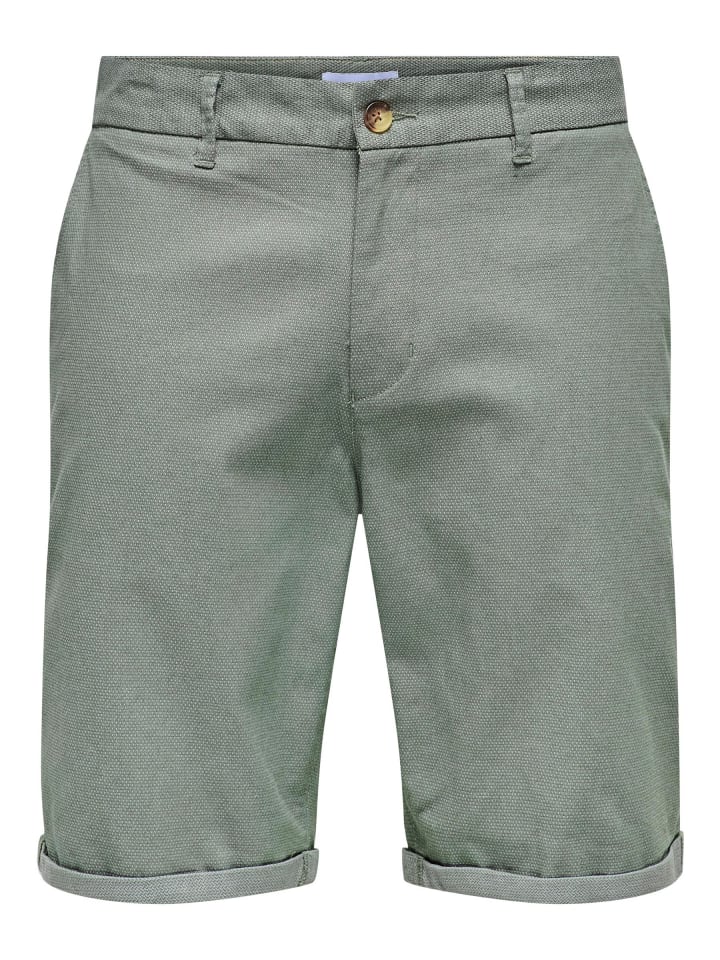 Шорты чинос в цвете Ultimate Grey ONLY & SONS
Шорты чинос в цвете Ultimate Grey ONLY & SONS