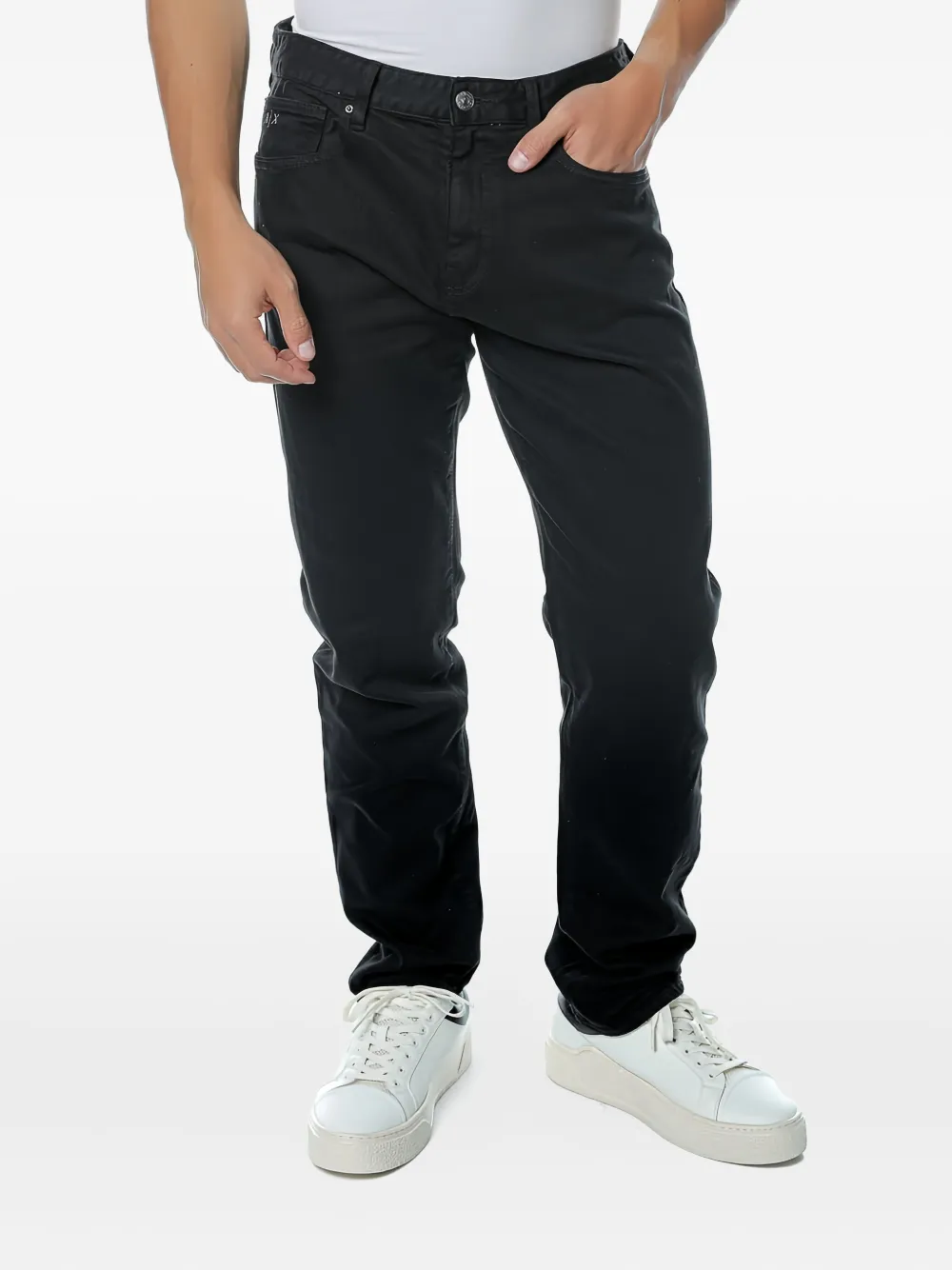 Джинсы с пятью карманами Armani Exchange, черный
Джинсы с пятью карманами Armani Exchange, черный