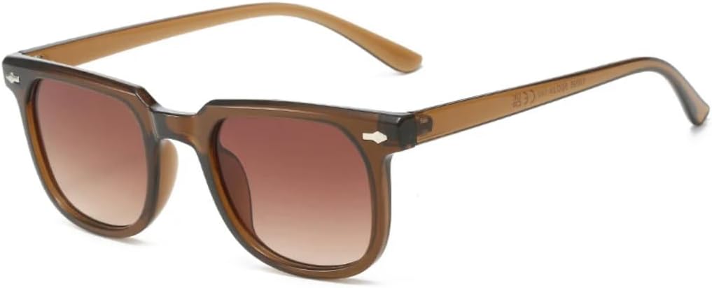 Мужские солнцезащитные очки с квадратными заклепками, модные градиентные очки UV400, ретро-стиль, панк-стиль, леопардовый принт. Женские солнцезащитные очки в стиле ретро с панк-принтом UATXTAU, Brown Tea Gradient
Мужские солнцезащитные очки с квадратными заклепками, модные градиентные очки UV400, ретро-стиль, панк-стиль, леопардовый принт. Женские солнцезащитные очки в стиле ретро с панк-принтом UATXTAU, Brown Tea Gradient