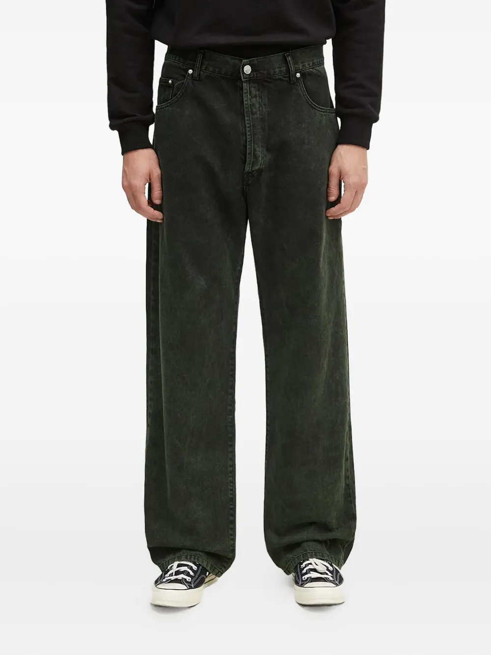 Джинсы с нашивкой-логотипом Aries, зеленый
Джинсы с нашивкой-логотипом Aries, зеленый