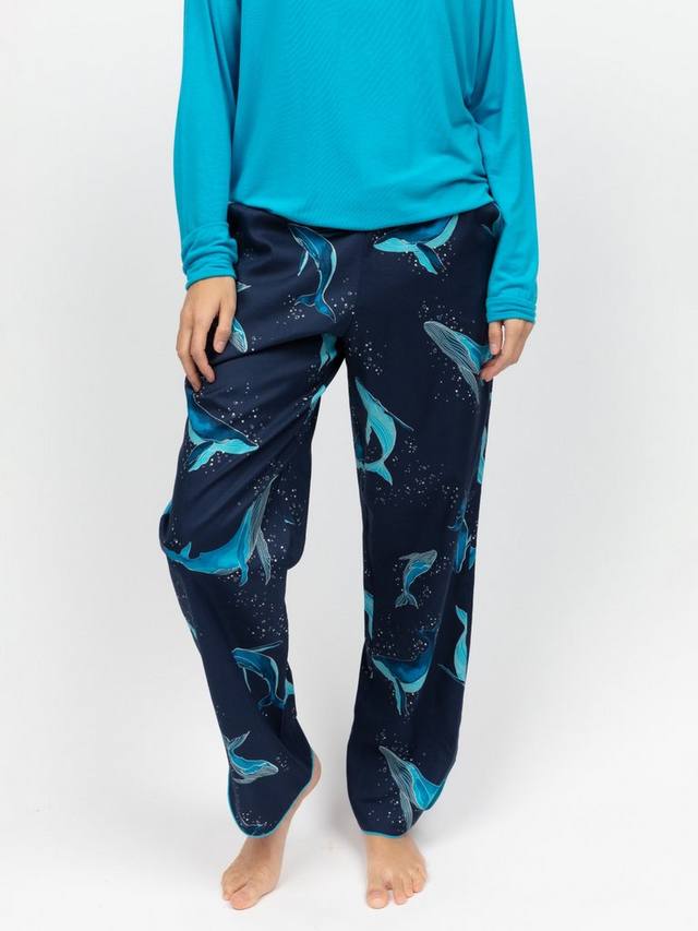 Брюки для пижамы с принтом кита Marina Cyberjammies, Navy/Multi
Брюки для пижамы с принтом кита Marina Cyberjammies, Navy/Multi
