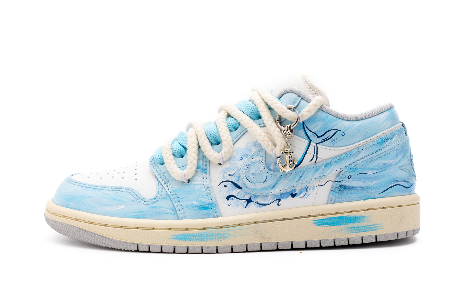 Jordan Кроссовки Air 1 Deep sea Whales устойчивые к истиранию низкие винтажные баскетбольные мужские white blue
Jordan Кроссовки Air 1 Deep sea Whales устойчивые к истиранию низкие винтажные баскетбольные мужские white blue