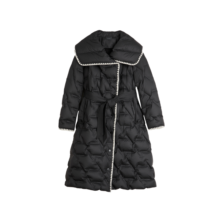 ELLE Пуховик Women's Black Lapel Moderate Down Coat
ELLE Пуховик Women's Black Lapel Moderate Down Coat