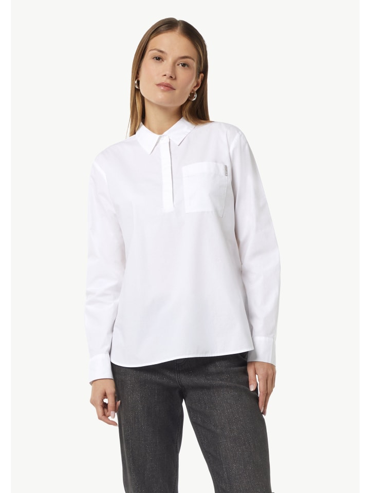 Блузка comma CI, белый 
Блузка comma CI, белый