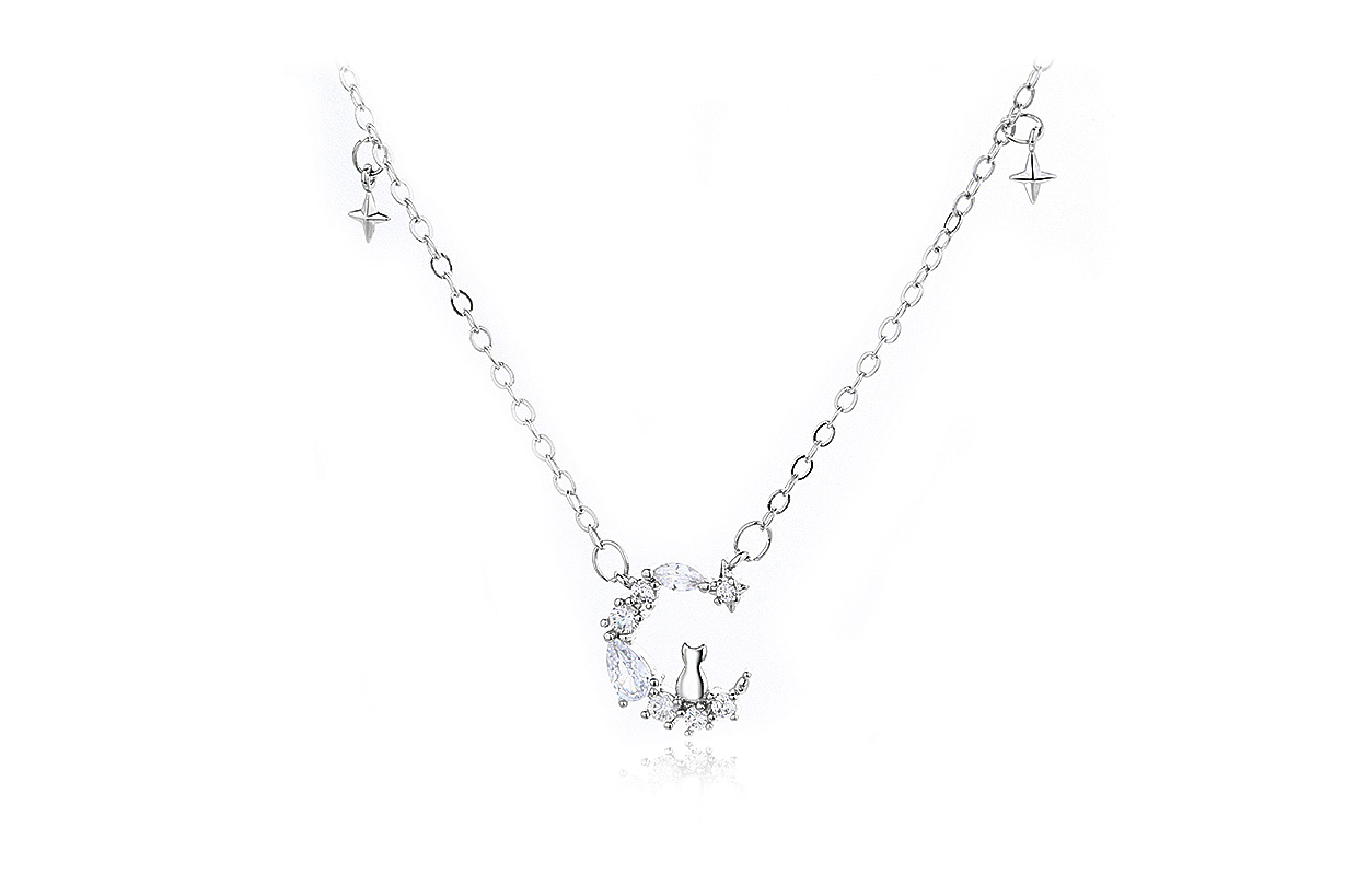 Женское ожерелье WANLIACC, Moon Kitten Necklace
Женское ожерелье WANLIACC, Moon Kitten Necklace