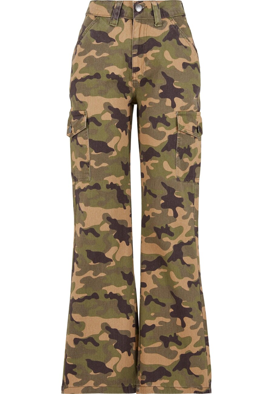 Джинсы карго с широкими штанинами DEF, зеленый
Джинсы карго с широкими штанинами DEF, зеленый