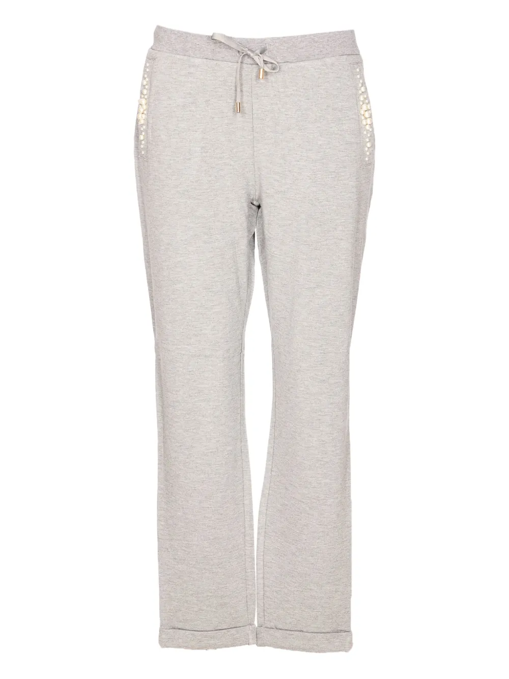 Спортивные брюки с завязками на кулиске, украшенные жемчугом LIU JO, серый
Спортивные брюки с завязками на кулиске, украшенные жемчугом LIU JO, серый