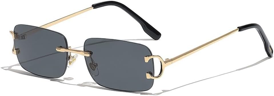 Прямоугольные солнцезащитные очки для мужчин, без оправы, белые с медными линзами, небольшие квадратные солнцезащитные очки для женщин, очки с градиентными линзами для активного отдыха GHVWYX, C10 Black
Прямоугольные солнцезащитные очки для мужчин, без оправы, белые с медными линзами, небольшие квадратные солнцезащитные очки для женщин, очки с градиентными линзами для активного отдыха GHVWYX, C10 Black