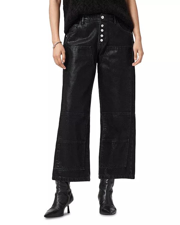 Рабочие джинсы Tay черного цвета с покрытием Allsaints, черный
Рабочие джинсы Tay черного цвета с покрытием Allsaints, черный