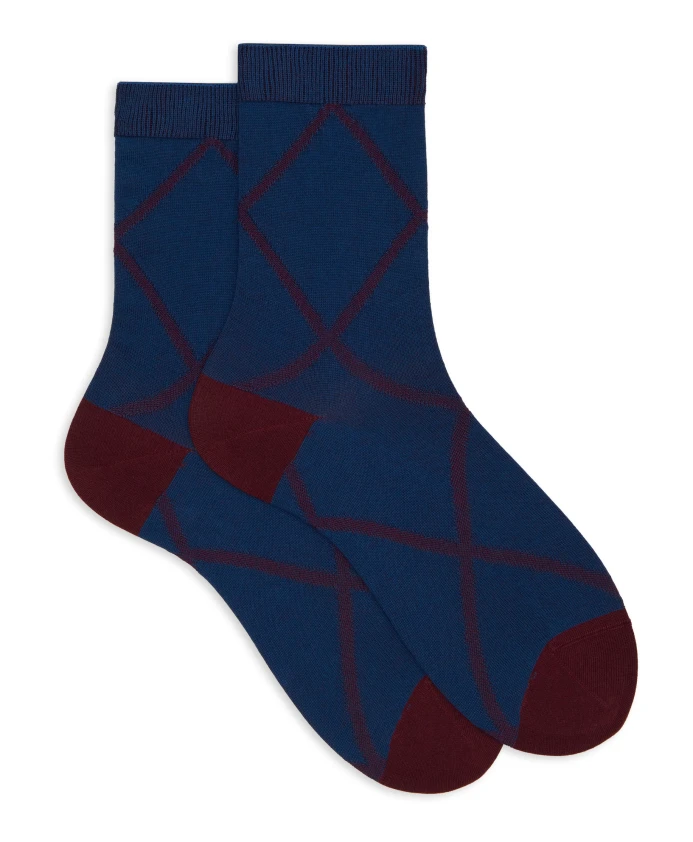 Короткие хлопковые носки с ромбовидным узором Gallo, мультиколор
Короткие хлопковые носки с ромбовидным узором Gallo, мультиколор