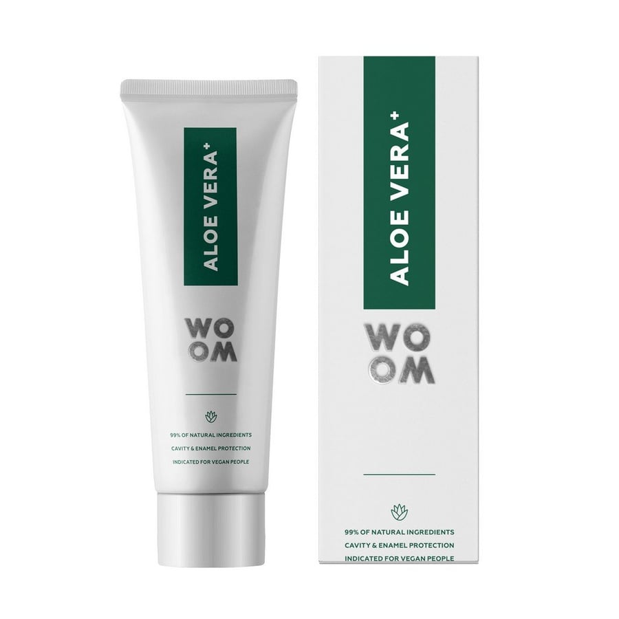 Woom+ Aloe Vera, натуральная антибактериальная паста, 75 мл
Woom+ Aloe Vera, натуральная антибактериальная паста, 75 мл