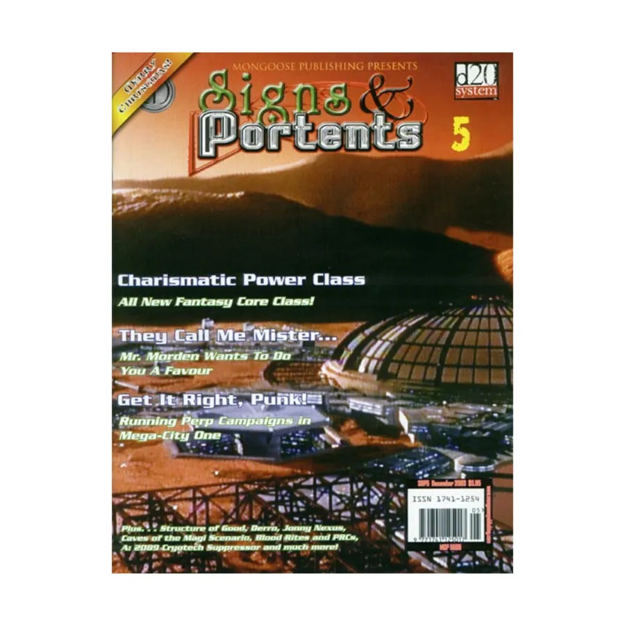 Журнал #5 "Mega-City One", Signs & Portents Magazine (d20)
Журнал #5 "Mega-City One", Signs & Portents Magazine (d20)