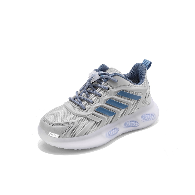 Износостойкие дышащие низкие повседневные кроссовки для детей FCMM, серый 
Износостойкие дышащие низкие повседневные кроссовки для детей FCMM, серый