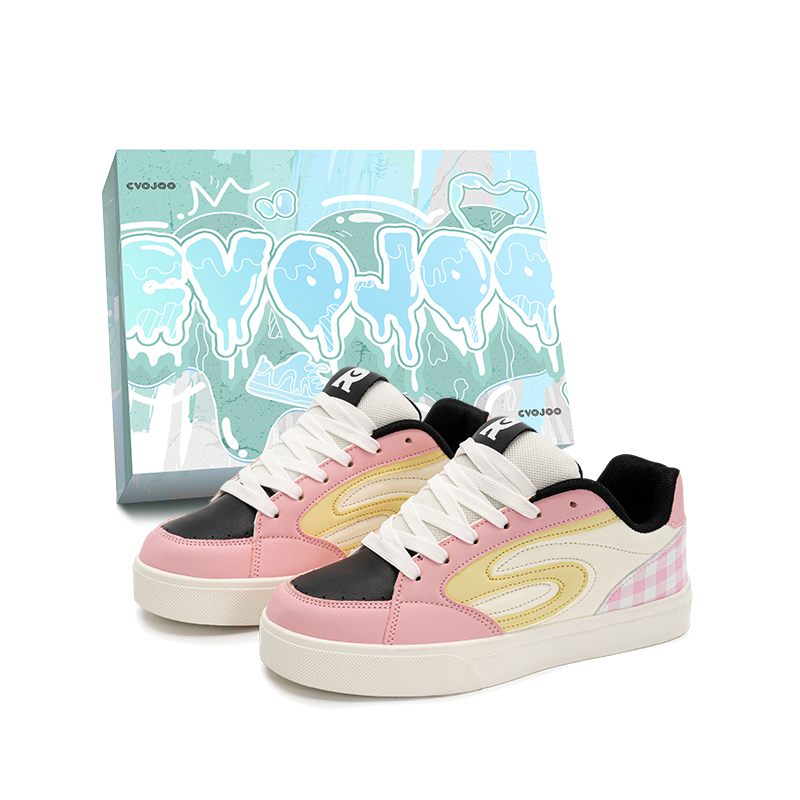 CVOJOO Кремово-розовые унисекс скейтерские кроссовки с противоскользящим покрытием и устойчивостью к истиранию, цвет Cream Pink
CVOJOO Кремово-розовые унисекс скейтерские кроссовки с противоскользящим покрытием и устойчивостью к истиранию, цвет Cream Pink