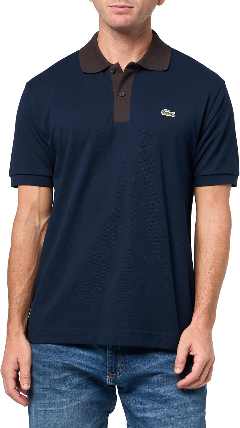 Lacoste мужская классическая футболка поло с контрастным воротником L.12.12, Navy Blue/Port, Синий, Lacoste мужская классическая футболка поло с контрастным воротником L.12.12, Navy Blue/Port
Lacoste мужская классическая футболка поло с контрастным воротником L.12.12, Navy Blue/Port, Синий, Lacoste мужская классическая футболка поло с контрастным воротником L.12.12, Navy Blue/Port