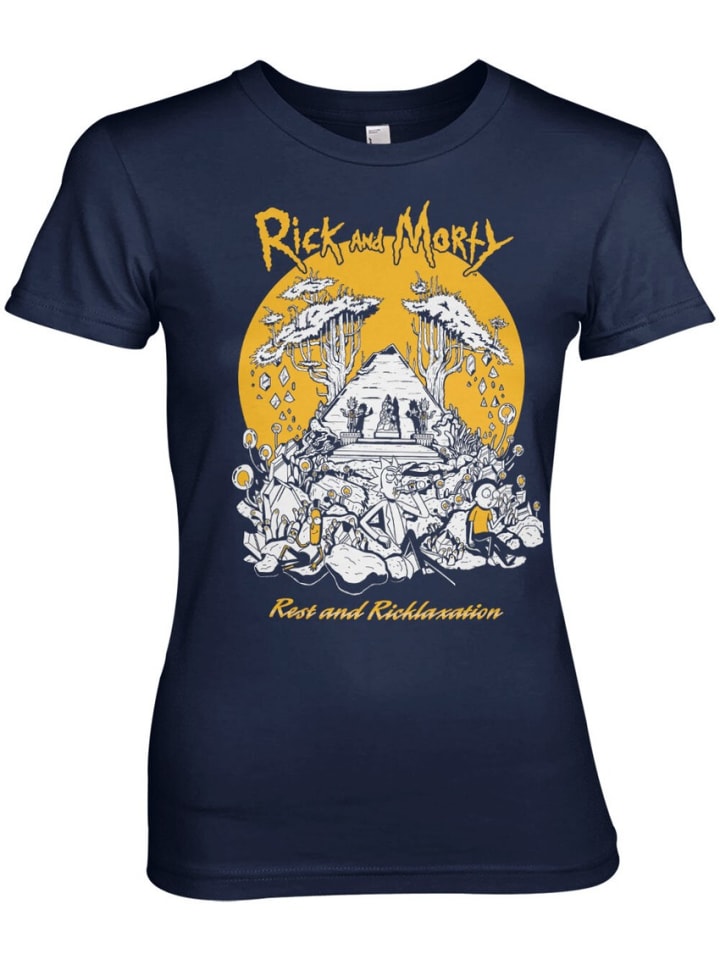 Рубашка синего цвета Rick and Morty
Рубашка синего цвета Rick and Morty
