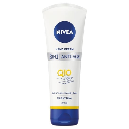Крем для рук против морщин 100мл Nivea, Q10 3in1 Anti-Age Hand Cream
Крем для рук против морщин 100мл Nivea, Q10 3in1 Anti-Age Hand Cream
