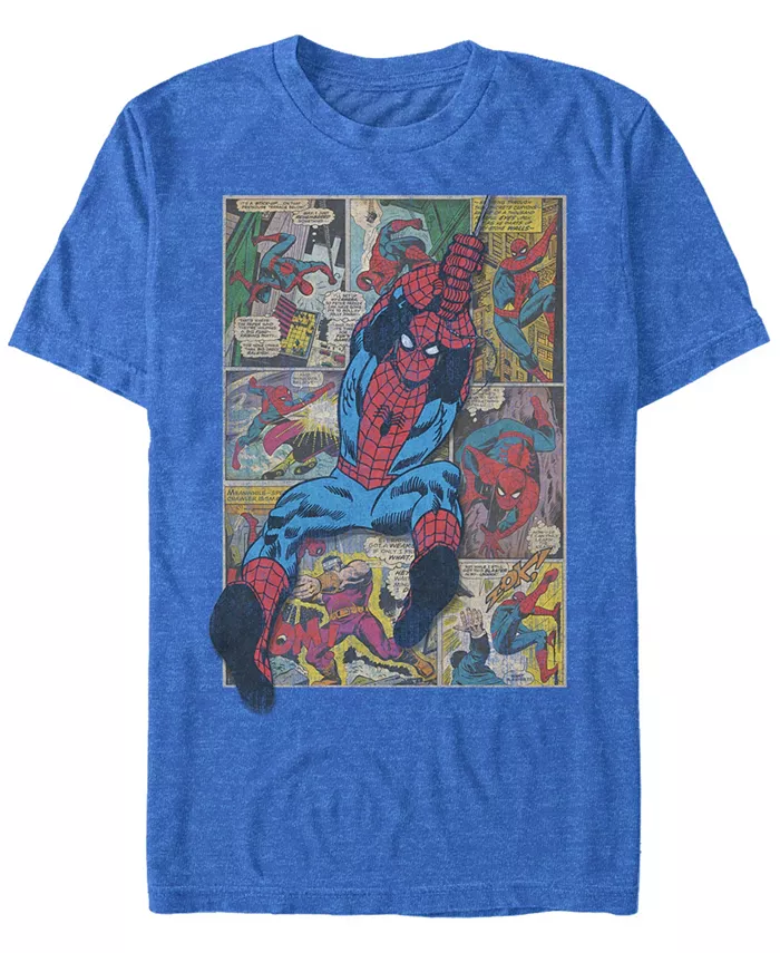 Футболка с коротким рукавом Marvel Men's Comic Collection Classic Spider-Man Swinging Fifth Sun, синий
Футболка с коротким рукавом Marvel Men's Comic Collection Classic Spider-Man Swinging Fifth Sun, синий