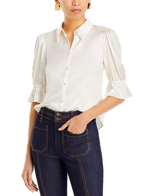 Фиона Топ Cinq à Sept, цвет Ivory/Cream
Фиона Топ Cinq à Sept, цвет Ivory/Cream