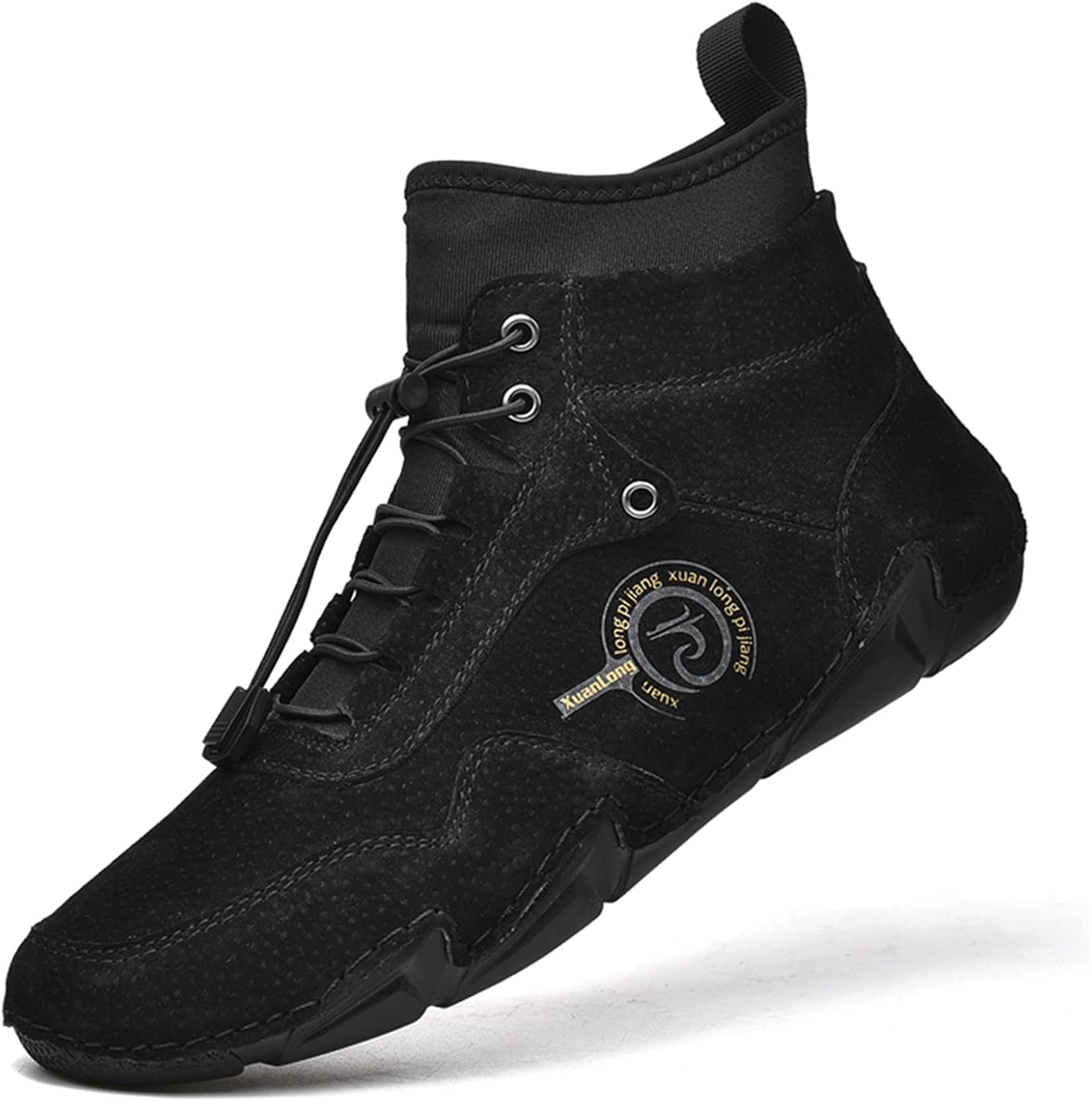 Мужские повседневные кожаные модные высокие кеды слипоны Чукка, легкие мягкие лоферы для прогулок и вождения Abborora, черный
Мужские повседневные кожаные модные высокие кеды слипоны Чукка, легкие мягкие лоферы для прогулок и вождения Abborora, черный