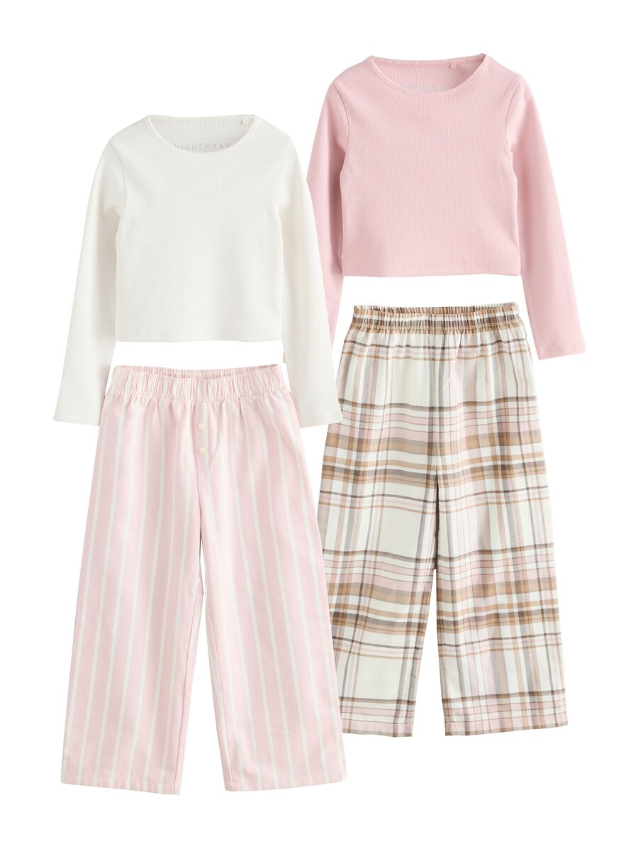 Пижама Next, мокко/розовый/белый
Пижама Next, мокко/розовый/белый