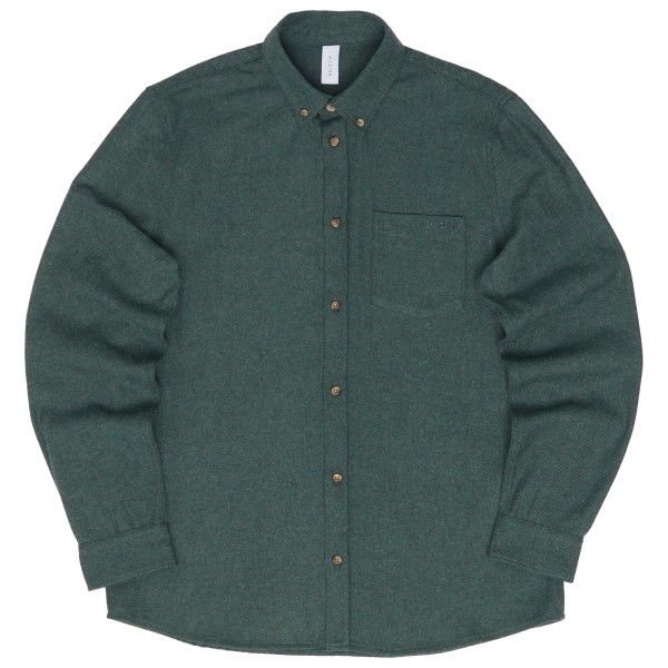 Рубашка из меланжевой фланели - рубашка Mazine, Bottle Melange 
Рубашка из меланжевой фланели - рубашка Mazine, Bottle Melange