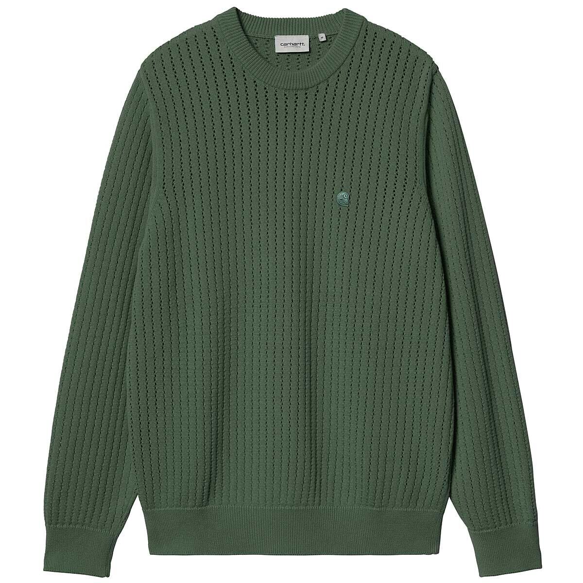 Свитер Калеб Carhartt WIP, зеленый 
Свитер Калеб Carhartt WIP, зеленый