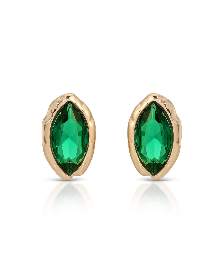 Позолоченные миниатюрные серьги-гвоздики с кристаллами ETTIKA, Green
Позолоченные миниатюрные серьги-гвоздики с кристаллами ETTIKA, Green