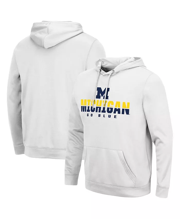 Мужская белая толстовка с капюшоном Michigan Wolverines Lantern Pullover Colosseum
Мужская белая толстовка с капюшоном Michigan Wolverines Lantern Pullover Colosseum