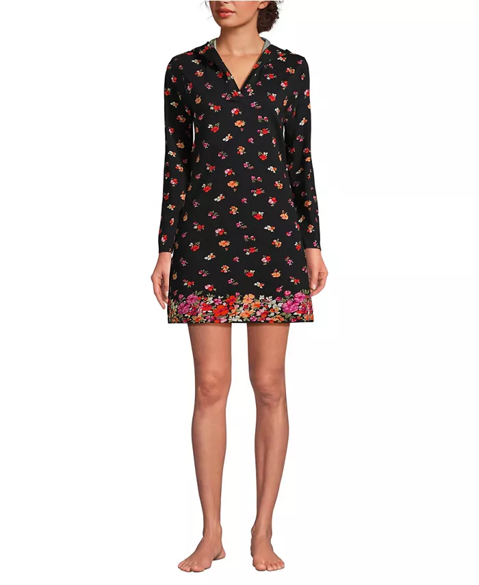 Женское платье-халат с капюшоном и длинным рукавом Petite Cotton Jersey для плавания Lands' End, фиолетовый
Женское платье-халат с капюшоном и длинным рукавом Petite Cotton Jersey для плавания Lands' End, фиолетовый