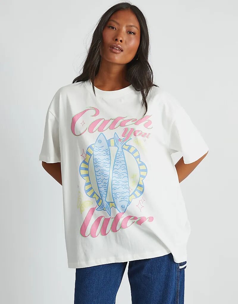 Футболка Skinnydip London "Увидимся позже" белая
Футболка Skinnydip London "Увидимся позже" белая