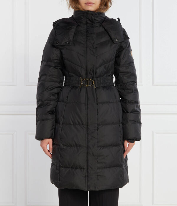Пуховик женский Twin-Set длинный с поясом, черный
Пуховик женский Twin-Set длинный с поясом, черный