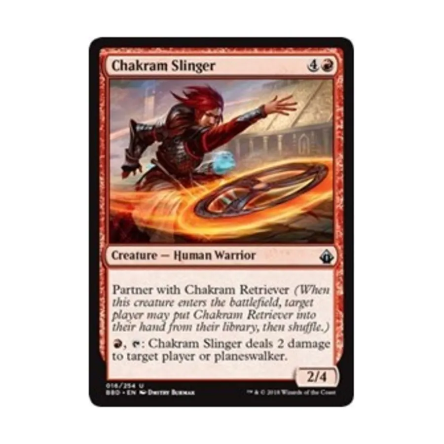 CCG Чакрам Слингер (U), MTG - Battlebond 
CCG Чакрам Слингер (U), MTG - Battlebond