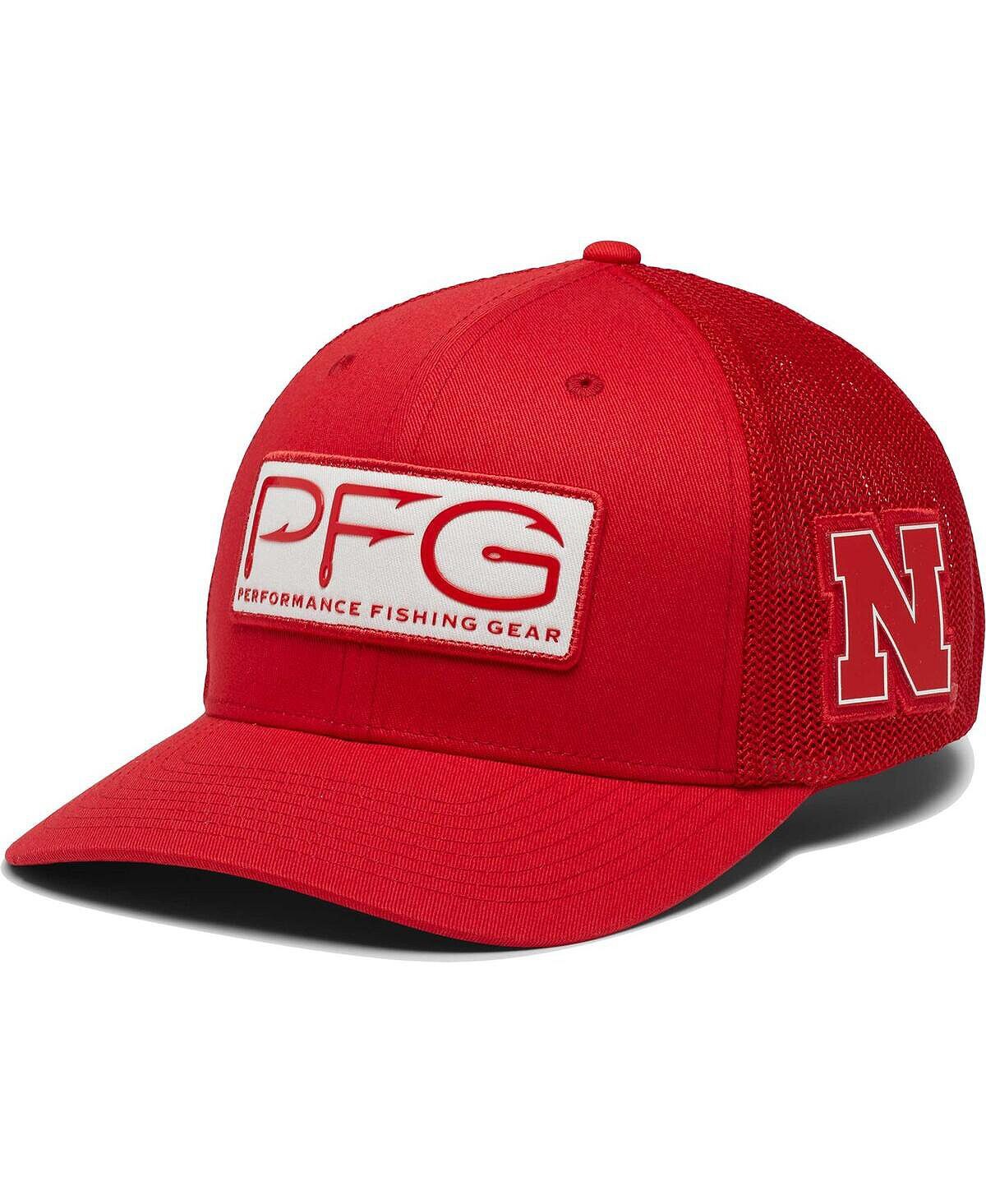 Мужская шапка Scarlet Nebraska Huskers PFG Hooks Flex Hat Columbia 
Мужская шапка Scarlet Nebraska Huskers PFG Hooks Flex Hat Columbia