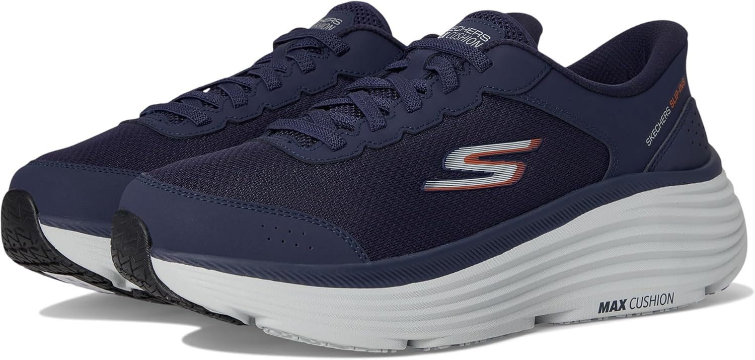 Кроссовки Skechers для мужчин Hands Free Slip-ins Max Cushioning Endeavour - модель Cardova, синий/оранжевый/темно-синий
Кроссовки Skechers для мужчин Hands Free Slip-ins Max Cushioning Endeavour - модель Cardova, синий/оранжевый/темно-синий