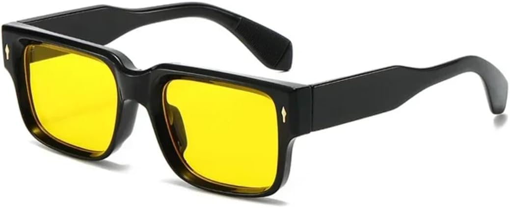 Популярные модные солнцезащитные очки конфетных цветов для женщин, ретро-очки с заклепками, трендовые солнцезащитные очки градиентного цвета для мужчин, очки с защитой от УФ-излучения UV400 SZVVBKK, Black Yellow
Популярные модные солнцезащитные очки конфетных цветов для женщин, ретро-очки с заклепками, трендовые солнцезащитные очки градиентного цвета для мужчин, очки с защитой от УФ-излучения UV400 SZVVBKK, Black Yellow