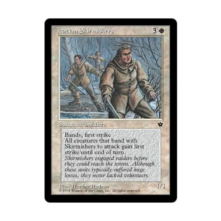 CCG Икатийские застрельщики (U1), MTG - Fallen Empires
CCG Икатийские застрельщики (U1), MTG - Fallen Empires