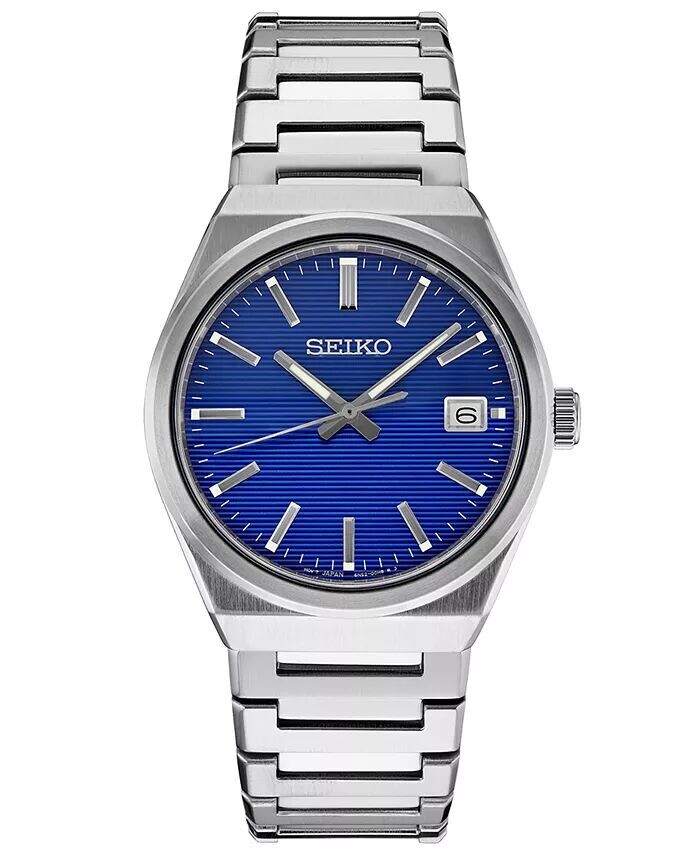 Мужские часы Essentials с браслетом из нержавеющей стали 39 мм Seiko, синий
Мужские часы Essentials с браслетом из нержавеющей стали 39 мм Seiko, синий