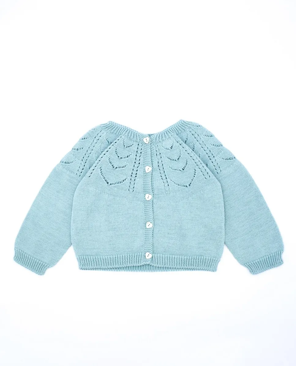 Детская хлопковая куртка с ажурными деталями Fina Ejerique, бирюзовый
Детская хлопковая куртка с ажурными деталями Fina Ejerique, бирюзовый