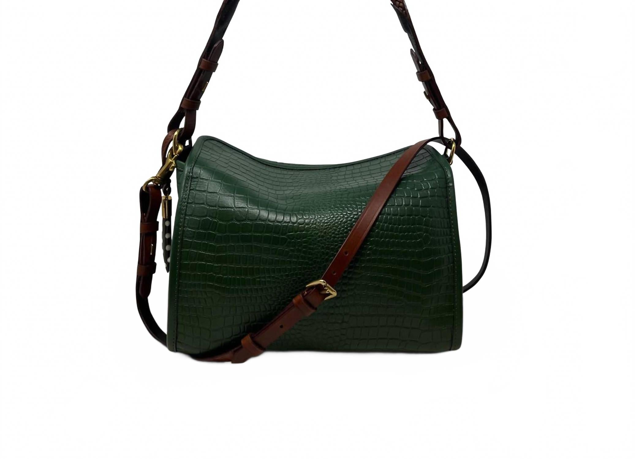 KEMPTON & Co. Мини-сумочка Ella Crocco, цвет «Черный лес»
KEMPTON & Co. Мини-сумочка Ella Crocco, цвет «Черный лес»