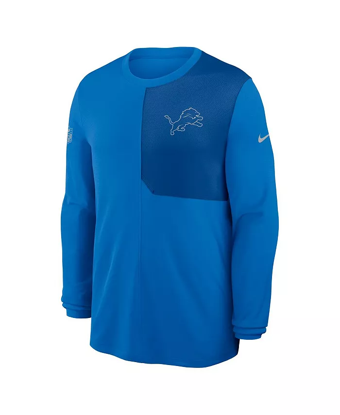 Мужская синяя футболка Detroit Lions Sideline Coach UV Performance с длинным рукавом Nike
Мужская синяя футболка Detroit Lions Sideline Coach UV Performance с длинным рукавом Nike