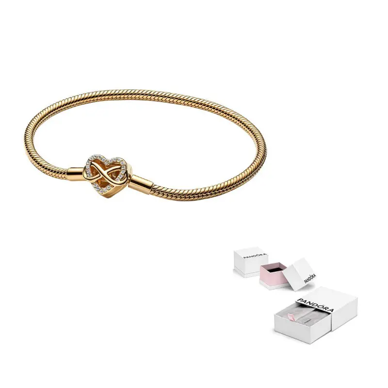 Pandora 925 Sterling Silver, синтетический кубический цирконий, браслеты Women's Gold
Pandora 925 Sterling Silver, синтетический кубический цирконий, браслеты Women's Gold