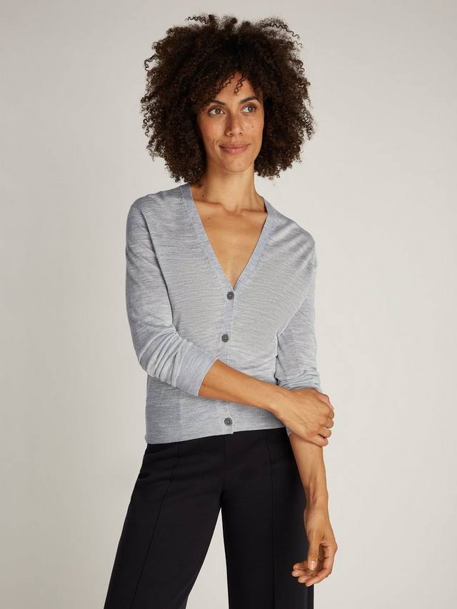 Кардиган с v-образным вырезом обычного покроя Calvin Klein, цвет Pale Grey Heather
Кардиган с v-образным вырезом обычного покроя Calvin Klein, цвет Pale Grey Heather