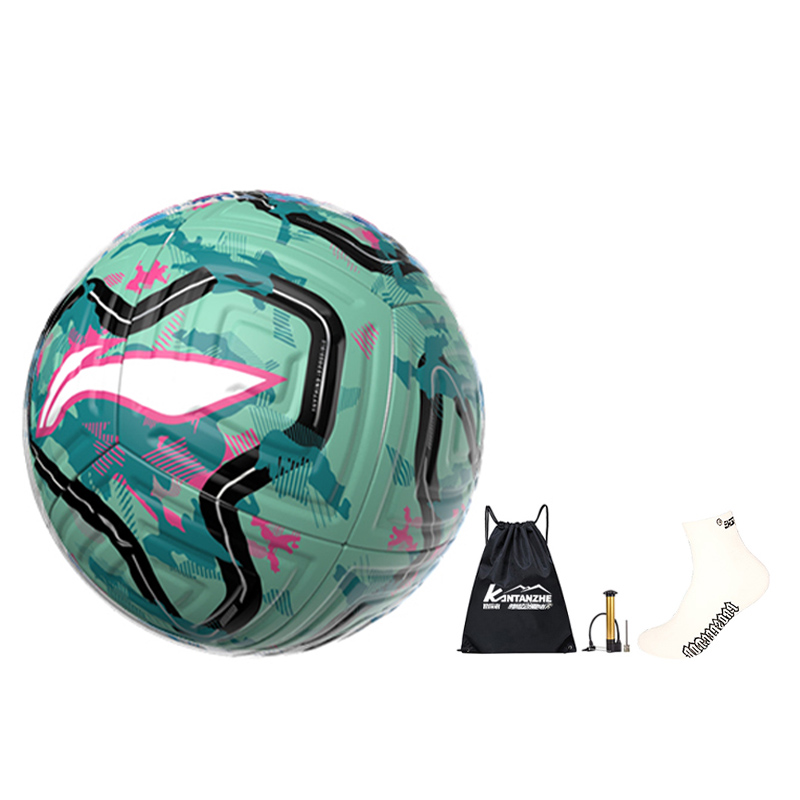 LINING Размер 5 футбольный мяч TPU бесшовный термосварка Unisex синий зеленый
LINING Размер 5 футбольный мяч TPU бесшовный термосварка Unisex синий зеленый