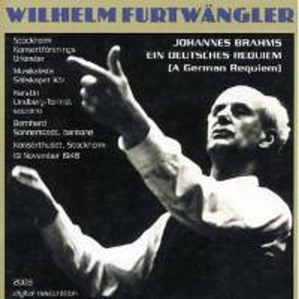 Диск CD Brahms: Requiem - Wilhelm Furtwängler
Диск CD Brahms: Requiem - Wilhelm Furtwängler