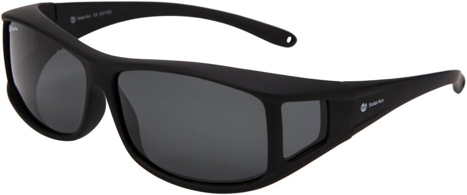 Солнцезащитные очки Solarfun с поляризованными линзами, надеваемые поверх обычных очков, обеспечивают защиту от солнечного излучения и подходят для вождения как мужчинам, так и женщинам FUN SOLARFUN, Smoke-new
Солнцезащитные очки Solarfun с поляризованными линзами, надеваемые поверх обычных очков, обеспечивают защиту от солнечного излучения и подходят для вождения как мужчинам, так и женщинам FUN SOLARFUN, Smoke-new