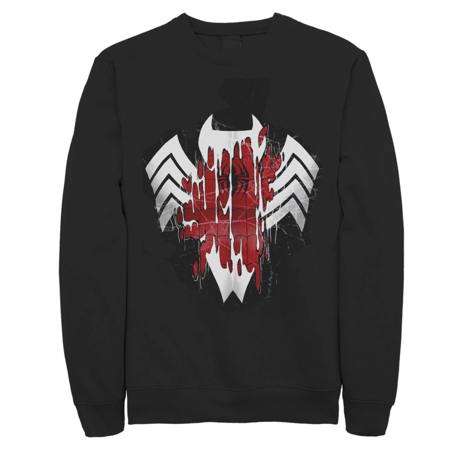 Мужской флисовый пуловер с логотипом Venom Drip поверх Человека-паука Marvel
Мужской флисовый пуловер с логотипом Venom Drip поверх Человека-паука Marvel