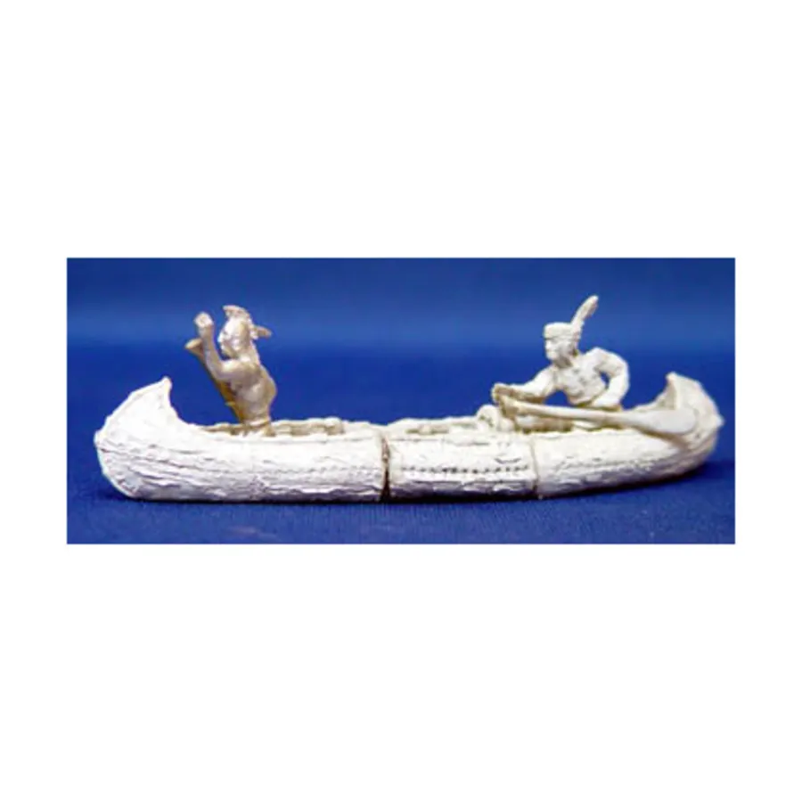 Торговое каноэ с индийскими гребцами и товарами, Historical Miniatures - French and Indian War (25mm)
Торговое каноэ с индийскими гребцами и товарами, Historical Miniatures - French and Indian War (25mm)