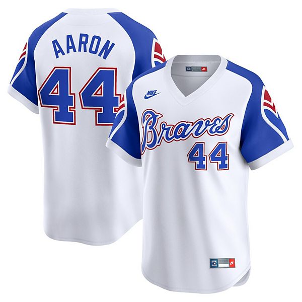 Мужская бейсболка Hank Aaron Atlanta Braves белая ретро Cooperstown Limited Nike
Мужская бейсболка Hank Aaron Atlanta Braves белая ретро Cooperstown Limited Nike