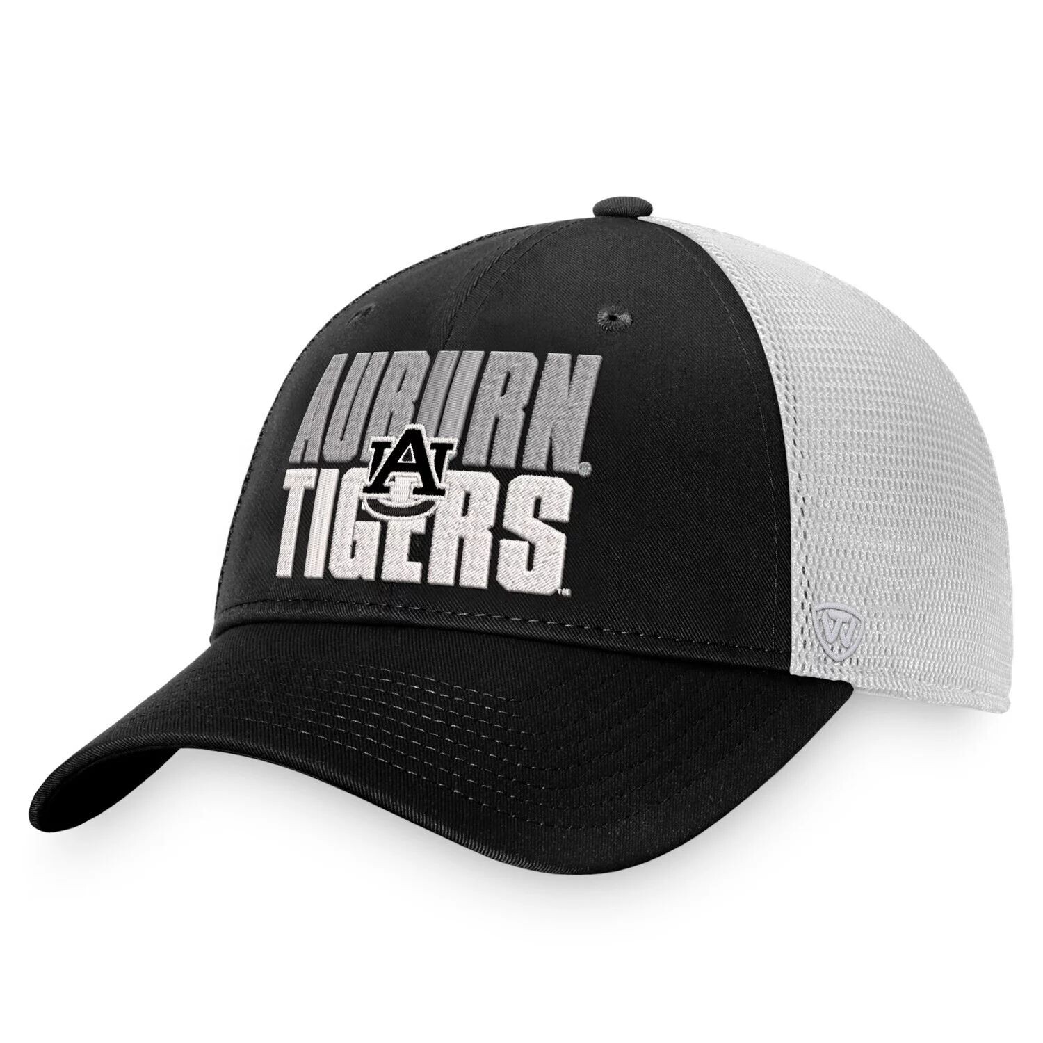 Мужская черно-белая кепка Top of the World Auburn Tigers Stockpile Trucker Snapback
Мужская черно-белая кепка Top of the World Auburn Tigers Stockpile Trucker Snapback